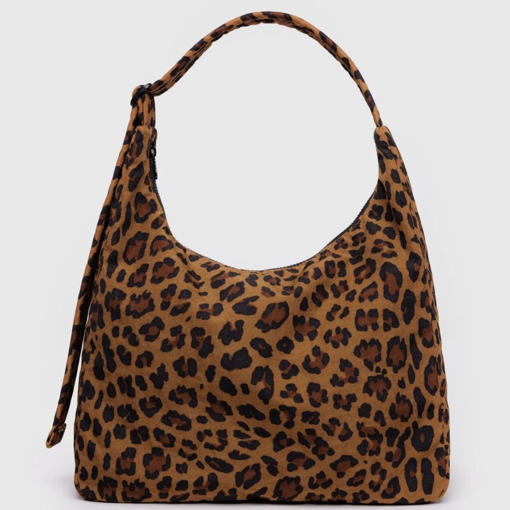 BAGGU large nylon shoulder bag leopard